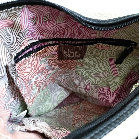 The Sak Multicolored Leather Hobo Bag with Front Zipper - Picture 5 of 5